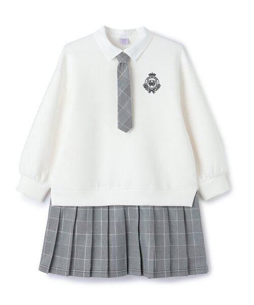 ANNA SUI mini チェックレイヤード風ワンピース チェックレイヤード風ワンピース（ミドルワンピース） | ANNA SUI mini