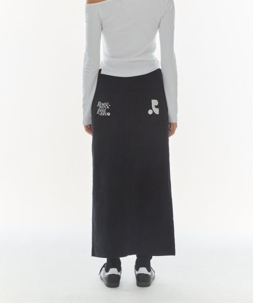 Rest&Recreation(レストアンドレクリエーション)の「CORDUROY MAXI SKIRT - BLACK(スカート・レディース・その他・SMALL/MEDIUM)」の4枚目の写真