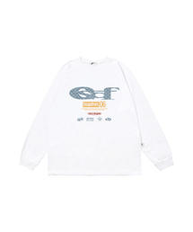 ブルースター デニム ESCFロゴ コラージュプリント ロングスリーブ [3色]