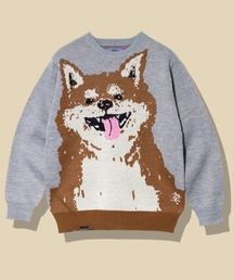 go slow caravan | 笑う柴犬 IMPACT ジャガードニットセーター(ニット/セーター)