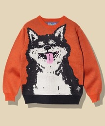 go slow caravan | 笑う柴犬 IMPACT ジャガードニットセーター(ニット/セーター)