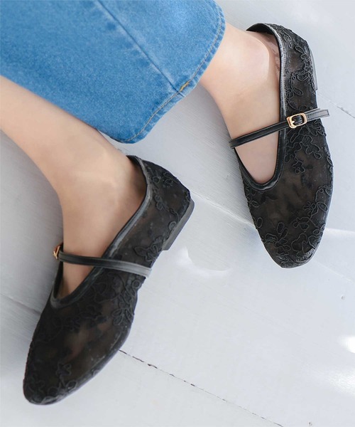 titivate（ティティベイト）の「シアーメリージェーン（バレエシューズ・レディース・ブラック/ブラック系その他/レッド/ブラウン・XL/L/M/S）」の18枚目の写真