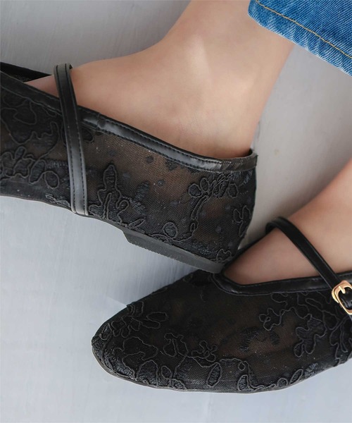 titivate（ティティベイト）の「シアーメリージェーン（バレエシューズ・レディース・ブラック/ブラック系その他/レッド/ブラウン・XL/L/M/S）」の20枚目の写真