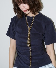 yae | Waist tuck pile T-shirt / ウエストタックパイルティーシャツ(Tシャツ/カットソー)