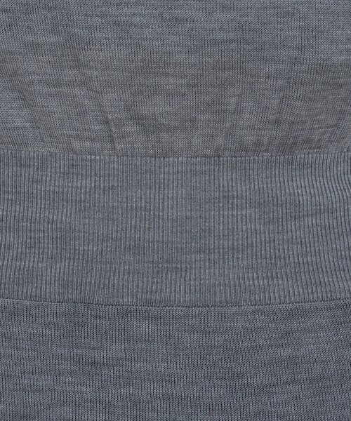 GALLARDAGALANTE(ガリャルダガランテ)の「【HERITANOVUM】アシンメトリーニットワンピ(パーカー・レディース・オフホワイト/グレー・FREE)」の17枚目の写真