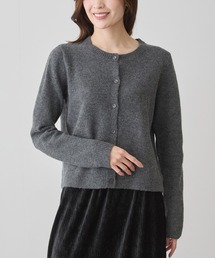 クルーネックカーディガン