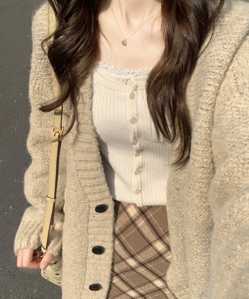 SallyLunn(サリーラン)の「タイトチェックミニスカート(スカート・レディース・ブラウン/ブラック/ベージュ・LARGE/MEDIUM)」の6枚目の写真