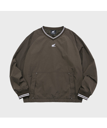 Basic nylon Pocket Long Sleeve Brown