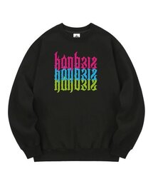 KMB0047 カンレタリングクロス 裏起毛 スウェット - ブラック