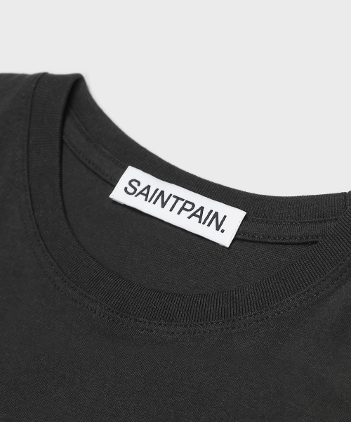 SAINTPAIN(セイントペイン)の「SP コラージュ クロップ 半袖Tシャツ ブラック(Tシャツ/カットソー・レディース・その他・FREE)」の3枚目の写真