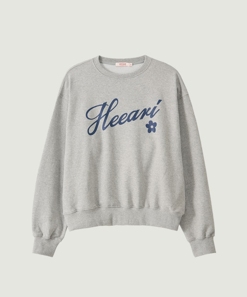 HEEARI（ヒアリー）の「ヒエリーロゴプリンティングスウェットシャツ_グレー（スウェット・レディース・その他・FREE）」の2枚目の写真