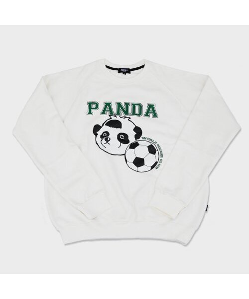 RESPECT(リスペクト)の「panda world soccer club original crewneck (white)(スウェット・メンズ・その他・LARGE/MEDIUM/X-LARGE)」の1枚目の写真
