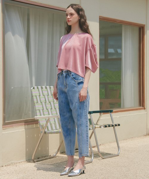 UNKNOWN PLANET(アンノウンプラネット)の「UP-233 ウォッシングボーイフィットパンツ(デニムパンツ・レディース・その他・LARGE/MEDIUM/SMALL)」の2枚目の写真