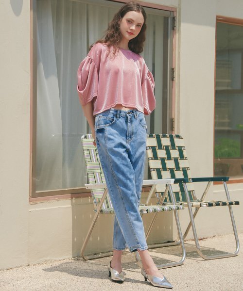 UNKNOWN PLANET(アンノウンプラネット)の「UP-233 ウォッシングボーイフィットパンツ(デニムパンツ・レディース・その他・LARGE/MEDIUM/SMALL)」の5枚目の写真