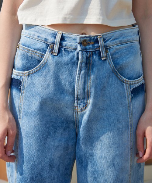 UNKNOWN PLANET(アンノウンプラネット)の「UP-233 ウォッシングボーイフィットパンツ(デニムパンツ・レディース・その他・LARGE/MEDIUM/SMALL)」の7枚目の写真