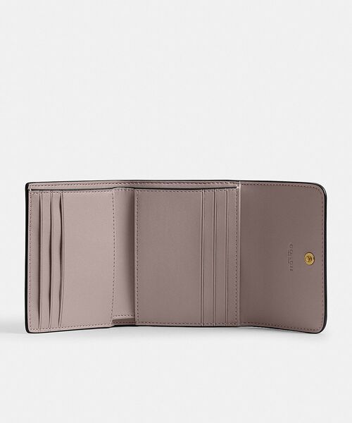 COACH(コーチ)の「ミラ スモール フラップ ウォレット・カラーブロック(財布・レディース・グレー系その他・ONE)」の4枚目の写真