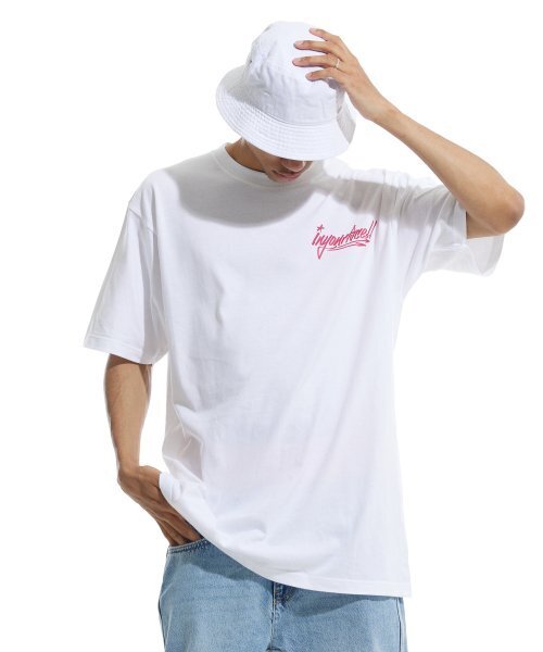CREAM SODA LAB(クリームソーダラボ)の「バスケットボールレッスン.1 半袖Tシャツ ホワイト ピンク(Tシャツ/カットソー・レディース・その他・LARGE/MEDIUM/X-LARGE/XX-LARGE)」の4枚目の写真