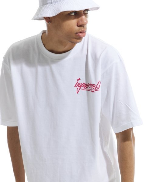CREAM SODA LAB(クリームソーダラボ)の「バスケットボールレッスン.1 半袖Tシャツ ホワイト ピンク(Tシャツ/カットソー・レディース・その他・LARGE/MEDIUM/X-LARGE/XX-LARGE)」の5枚目の写真