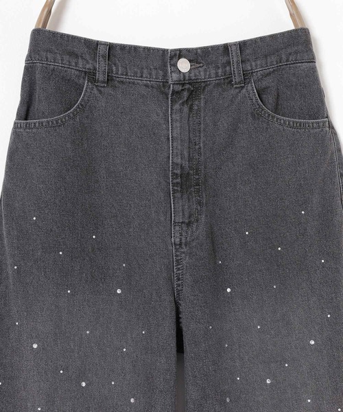 Honeys（ハニーズ）の「ラインストーン付パンツ（デニムパンツ・レディース・ブルー系その他/グレー・L/LL/M/S/SS）」の15枚目の写真