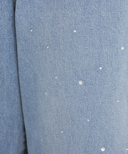 Honeys（ハニーズ）の「ラインストーン付パンツ（デニムパンツ・レディース・ブルー系その他/グレー・L/LL/M/S/SS）」の22枚目の写真