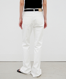 Relaxed Boots Cut Denim - Off White