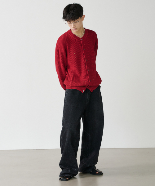 NOUN(ノウン)の「sprit denim pants (black)(デニムパンツ・メンズ・その他・1/2)」の4枚目の写真