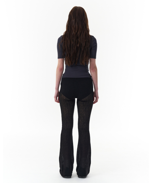 PAHISUM（パヒサム）の「メッシュブーツカットパンツ_ブラック（その他パンツ・レディース・その他・SMALL/MEDIUM）」の4枚目の写真