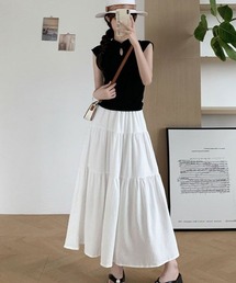 i-dare（アイディア）の「【i-dare】ティアードスカート（スカート）」