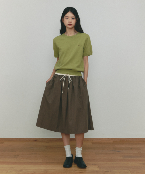 BANDING ROPE MIDI SKIRT(BR)