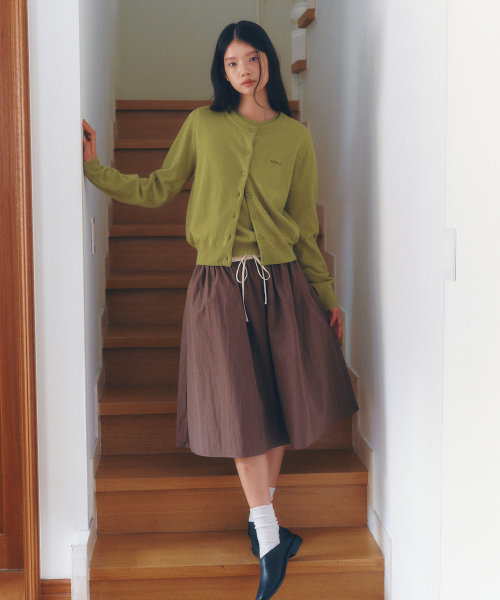 SSEMI(セミ)の「BANDING ROPE MIDI SKIRT(BR)(スカート・レディース・ブラウン・FREE)」の2枚目の写真