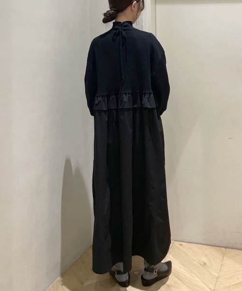 バックストリングコンビネーションワンピース（ワンピース