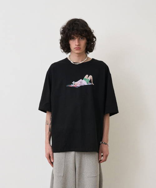 NOUN(ノウン)の「vacation t shirts (black)(Tシャツ/カットソー・メンズ・その他・1/2)」の1枚目の写真