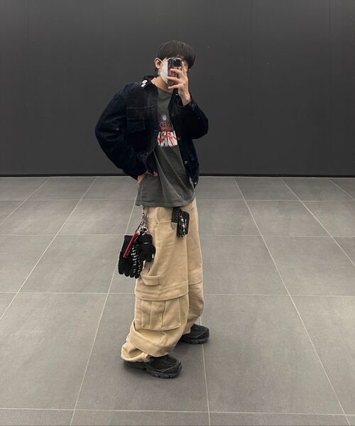 UNGIMMICK(アンジミック)の「VELVET DENIM TRUCKER JACKET (NAVY)(その他アウター・メンズ・その他・SMALL/MEDIUM/LARGE)」の6枚目の写真