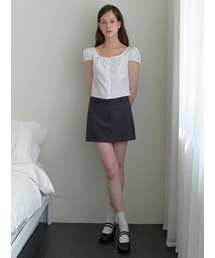 kinda basic mini skirt - charcoal