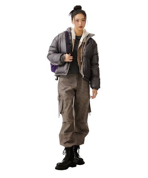 SHOEHI(シューハイ)の「リアナニットレースアップウォーカーブーツ_B1525(ブーツ・レディース・ブラック・22.5cm/23cm/23.5cm/24cm/24.5cm/25cm)」の13枚目の写真