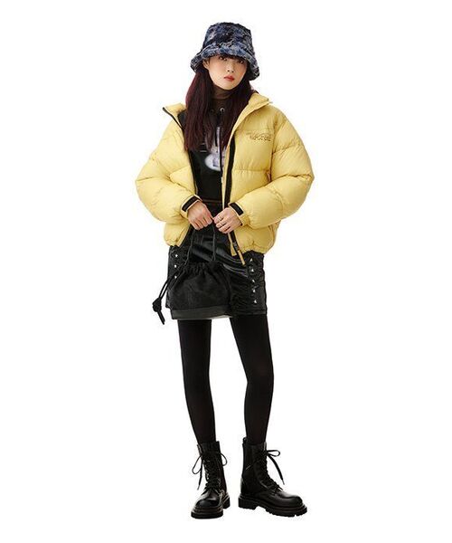 SHOEHI(シューハイ)の「リアナニットレースアップウォーカーブーツ_B1525(ブーツ・レディース・ブラック・22.5cm/23cm/23.5cm/24cm/24.5cm/25cm)」の15枚目の写真