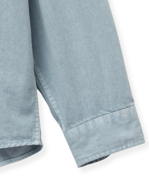 STENDS（ステンズ）の「[M~4XL] ピグメントウォッシングシャツ_スカイブルー（シャツ/ブラウス・メンズ・その他・MEDIUM/LARGE/X-LARGE/XX-LARGE/XXX-LARGE/XXXX-LARGE）」の14枚目の写真