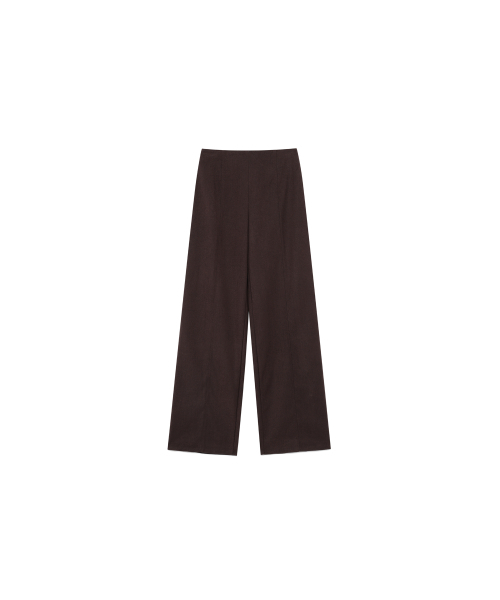 REORG(リオルグ)の「EOT HIGH WAIST TIDY SLACKS DARK BROWN(スラックス・レディース・その他・SMALL/MEDIUM)」の5枚目の写真