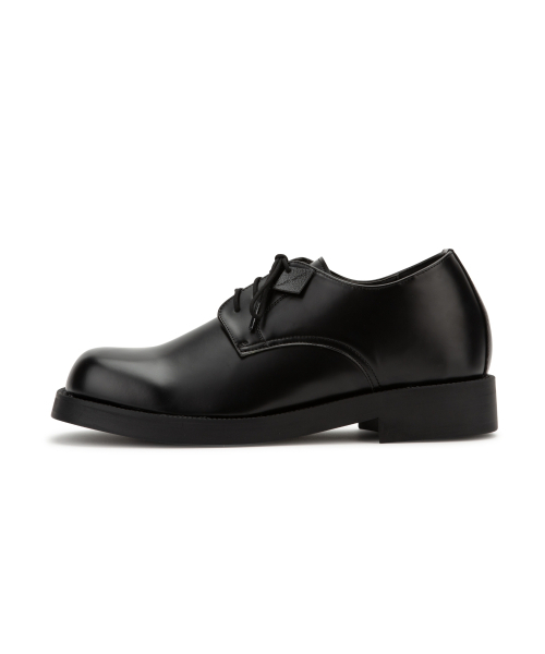 DIFFERSHOE（ディファーシュー）の「701 シャープ ダービーシューズ 7CM グロッシーブラック [ユ光]（ドレスシューズ・メンズ・ブラック・25cm/26cm/27cm/28cm）」の3枚目の写真