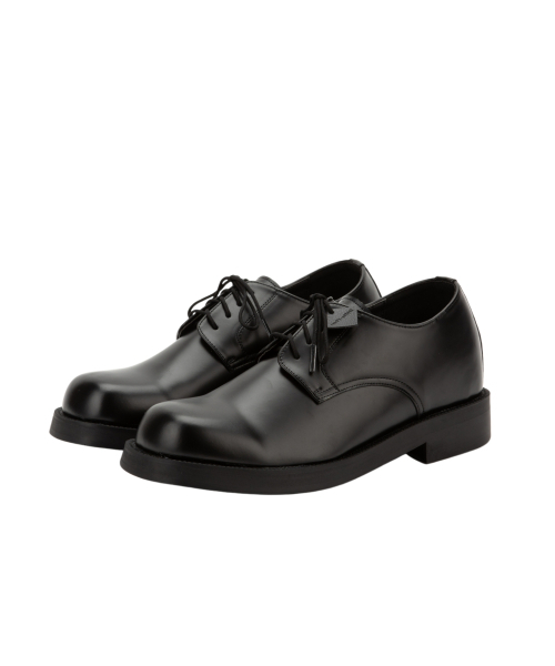 DIFFERSHOE（ディファーシュー）の「701 シャープ ダービーシューズ 7CM グロッシーブラック [ユ光]（ドレスシューズ・メンズ・ブラック・25cm/26cm/27cm/28cm）」の4枚目の写真
