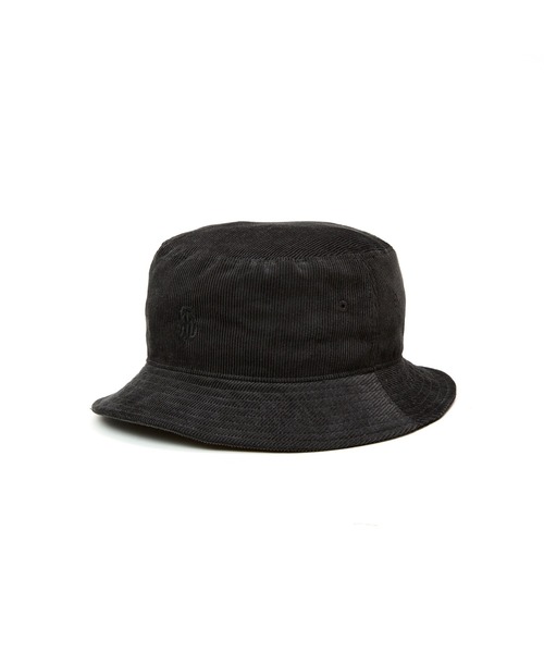 CALEE（キャリー）の「CAL NT LOGO CORDUROY BUCKET HAT（ハット・メンズ・グリーン/ブラウン/ブラック・LARGE/MEDIUM）」の2枚目の写真