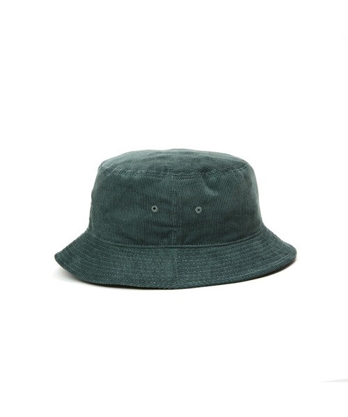 CALEE（キャリー）の「CAL NT LOGO CORDUROY BUCKET HAT（ハット・メンズ・グリーン/ブラウン/ブラック・LARGE/MEDIUM）」の4枚目の写真