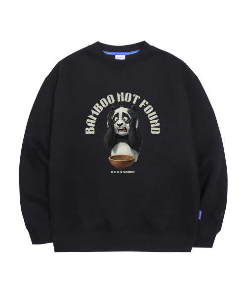 OHP（ワンハンドレッドパーセント）の「OHPxGOODD ベゴフンパンダ 裏起毛 スウェット（スウェット・メンズ・ダークグレー/Beige/ブラック・2XL/L/M(95)/XL/3XL/4XL）」の6枚目の写真