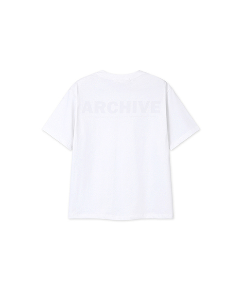 9999ARCHIVE(9999アーカイブ)の「Archive Short Sleeves(Tシャツ/カットソー・レディース・ホワイト・1/2/3)」の1枚目の写真