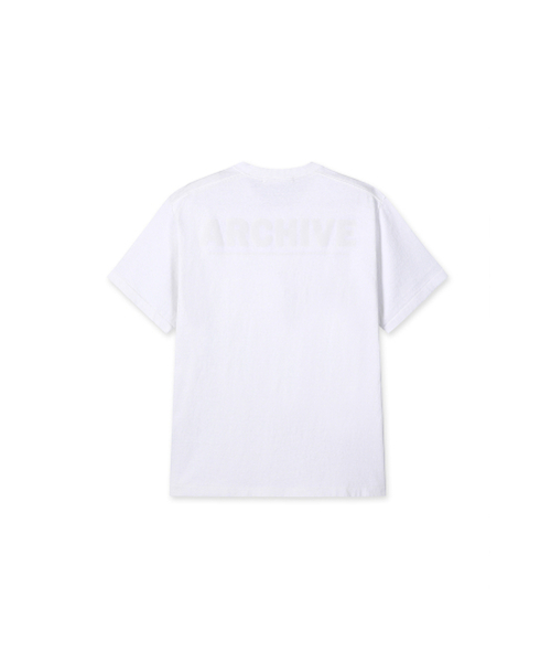 9999ARCHIVE(9999アーカイブ)の「Archive Short Sleeves(Tシャツ/カットソー・レディース・ホワイト・1/2/3)」の2枚目の写真