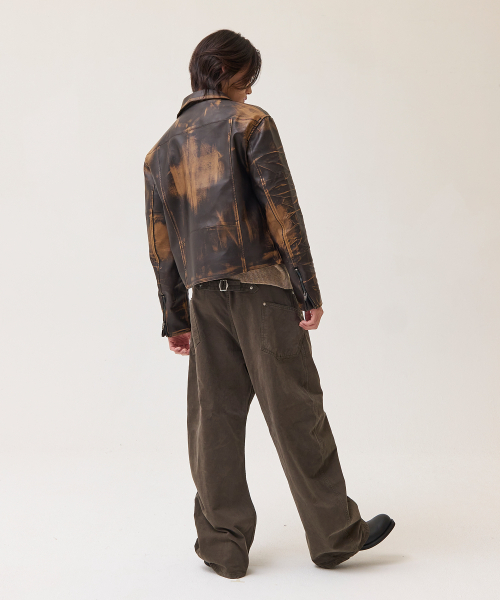AKECII（アケシ）の「デンゼルサミットカーブドコットンパンツ_カーキ（その他パンツ・メンズ・その他・SMALL/MEDIUM/LARGE）」の6枚目の写真
