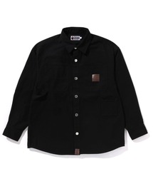 A BATHING APE | BATHING APE LOGO CANVAS LS WORK SHIRT(シャツ/ブラウス)