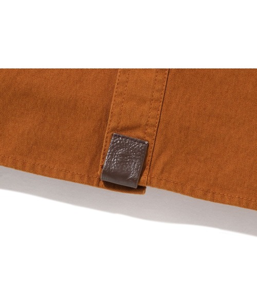 A BATHING APE（アベイシングエイプ）の「BATHING APE LOGO CANVAS LS WORK SHIRT（シャツ/ブラウス・メンズ・ブラウン/チャコール・X-LARGE/SMALL/LARGE/XX-LARGE/MEDIUM）」の8枚目の写真