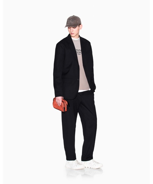 ARMANI EXCHANGE(アルマーニエクスチェンジ)の「【A|X アルマーニ エクスチェンジ】AXロゴ グラデーション 半袖クルーネックTシャツ/REGULAR+(Tシャツ/カットソー・メンズ・グレイッシュベージュ/ブラック・LARGE/MEDIUM/SMALL/X-LARGE/X-SMALL/XX-LARGE)」の6枚目の写真