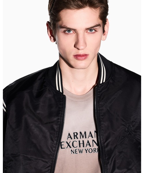 ARMANI EXCHANGE(アルマーニエクスチェンジ)の「【A|X アルマーニ エクスチェンジ】AXロゴ グラデーション 半袖クルーネックTシャツ/REGULAR+(Tシャツ/カットソー・メンズ・グレイッシュベージュ/ブラック・LARGE/MEDIUM/SMALL/X-LARGE/X-SMALL/XX-LARGE)」の8枚目の写真